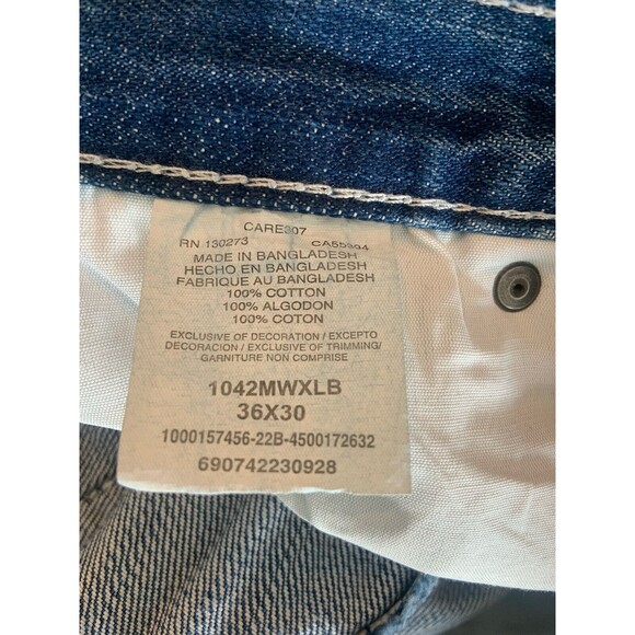 Wrangler, 20X Style 42 Vintage Boot Cut Jeans Mens Size 36 x 30 White Stitch NEW - Picture 1 of 5